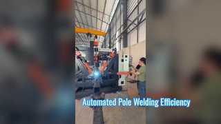 On-site Service in Thailand! 
Installation & Training for CNCS400/8000 Pole Seam-Welding Machine