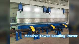 2X1200T Hydraulic Press Brake For Towers