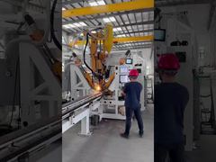 Perfect pole Welding | CNCS400/12000mm Shut-Welding Machine with Laser Welding Power Source
