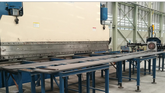 2-WE67K-320/6000  CNC TANDEM HYDRAULIC PRESS BRAKE FOR MAKING LIGHT POLE