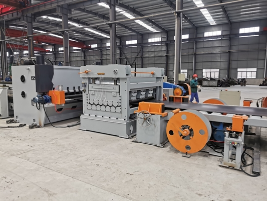 Good price 8m Light Pole Cut To Length Line Taper Slitting Line online
