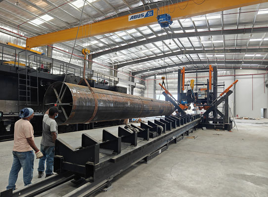 Good price HM2500/18000 CNC Pole Shut Welding Machine Automatic Seam Welder online