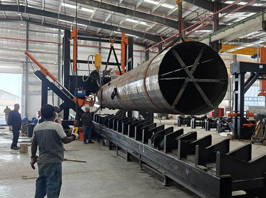 Good price HM1600/12000 Shut Welding Machine for High Mast / Mono Pole / Communication Pole online