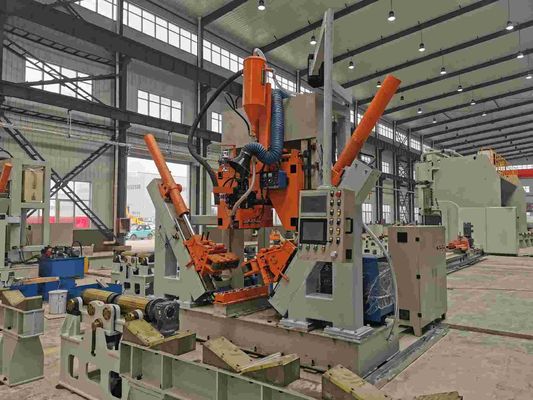 Good price CNC 5G Pole Shut Welding Machine HM800/14000 14m Length Polygonal Design online
