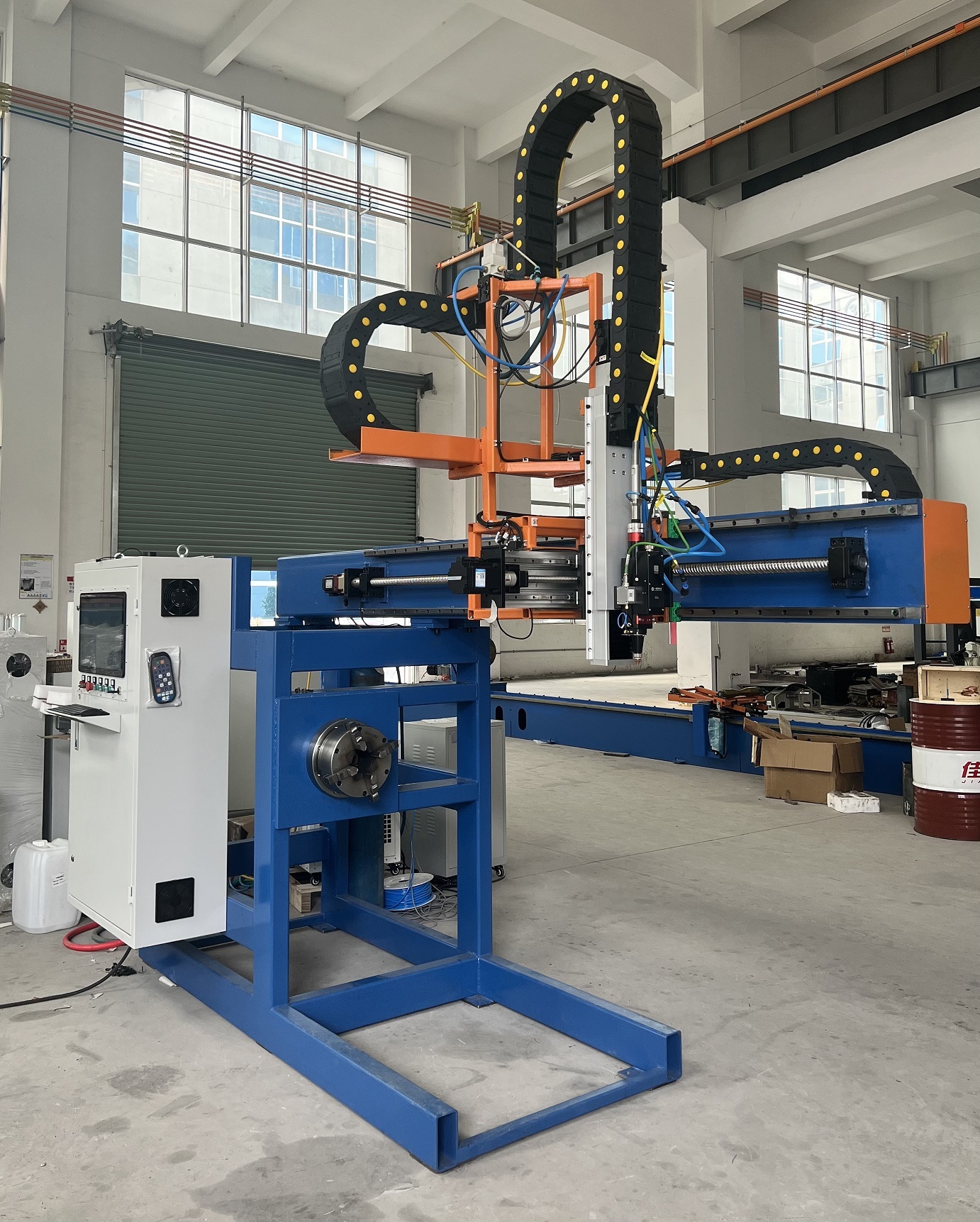 Light Pole Door Cutting Machine/ CNC Automatic Plasma Cutting Machine ...