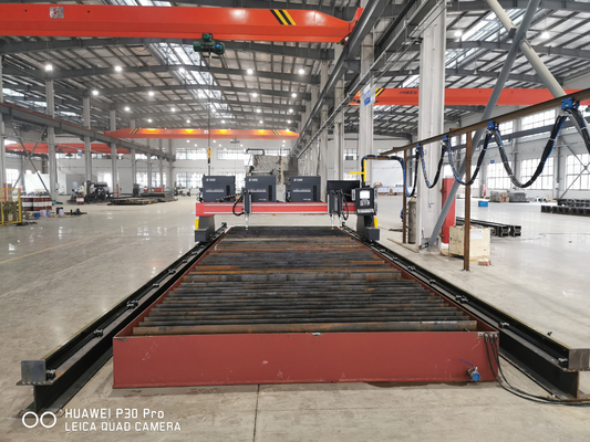 High Speed CNC Plasma Cutting Machine Multi Head Vertical Strip For Industrial