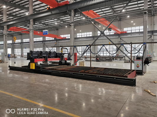 High Speed CNC Plasma Cutting Machine Multi Head Vertical Strip For Industrial