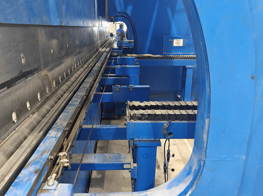 CNC Tandem Hydraulic Press Brake Model : 2-We67k-1200/6250 For making  monopole, transmission tubular tower and high mast