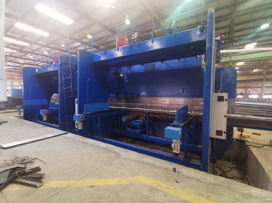 1600Ton wokring force CNC tandem press brake making high mast and monopole