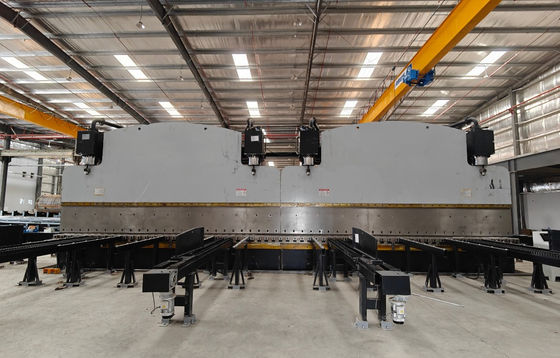 2-WE67K-800/6500 Electro Hydraulic CNC Press Brake  Bending Machine