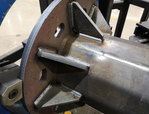120mm 260mm Light Pole Welding Machine / Light Pole Making Machine