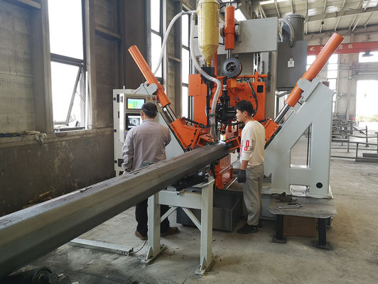 HM800/12000 light pole/high mast Welding machine/ light pole machine