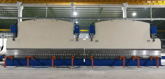 CNC Tandem Hydraulic Press Brake with 320 Ton Working Force and 6000 mm Table Length Featuring DELEM DA53T CNC System