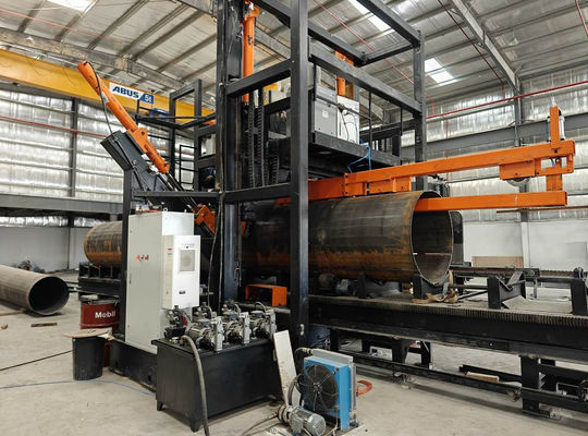 HM1600/12000 Shut Welding Machine for High Mast / Mono Pole / Communication Pole