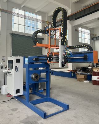 350mm 2000mm Light Pole Door Cutting Machine 360 Degree