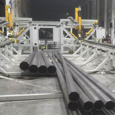 12m Pulse MIG CNC Pole Shut Welding |Street Light Pole Welding Machine