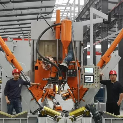 12m Pulse MIG CNC Pole Shut Welding |Street Light Pole Welding Machine