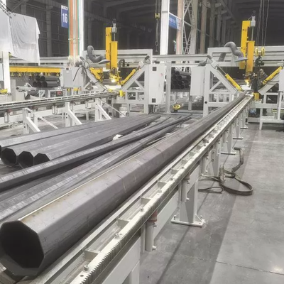 Large Diameter 600mm Pulse MIG Light Pole Welding Machine with 12m Welding Stroke for Street Light Poles
