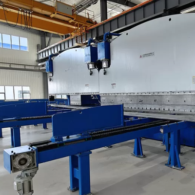 CNC Double Linkage Bending Machine For 14m Tapered Octagonal Street Light Pole
