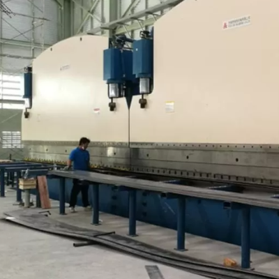 CNC Double Linkage Bending Machine For 14m Tapered Octagonal Street Light Pole