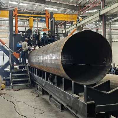 Diameter range 500~2500mm,5G pole, monopole, highmast pole shut welding machine