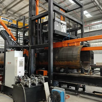Double Arc Multi-Wire Submerged Arc CNC Pole Shut Welding Machine For 14m Diameter 1.9m Steel Pole