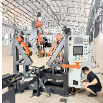 Light Pole Shut-Welding Machine for circle and polygon pole / tube 14000mm length