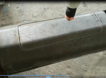 CNC Light Pole Door Cutting Machine Max Diameter 350mm Max Cutting Length 2000mm