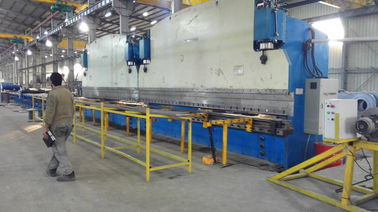 Double linkage CNC hydraulic plate bending machine for light pole production line
