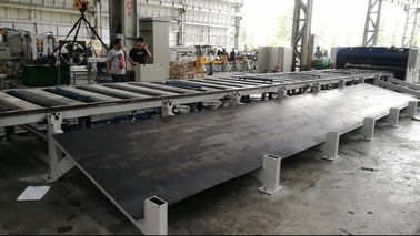 Professional  6X1600 light pole plate slitting machine / cutting machine