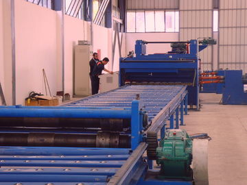 37kw scrape edge slitting and Taper Cutting Machine , cut to length line for light pole