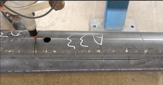 2500 mm Light Pole Machine, CNC Plasma Light Pole Door Cutting Machine