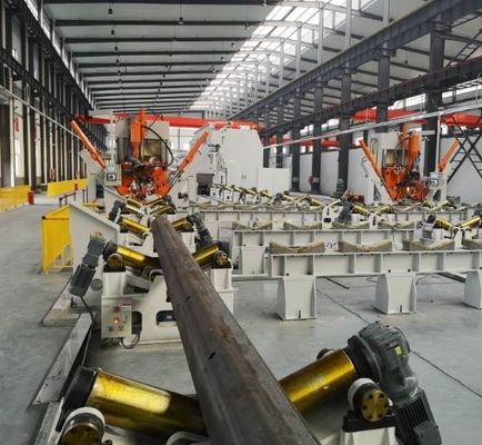 Maximum diameter 500mm 12000mm Light Pole Shut Welding Machine For 5G Communication Pole