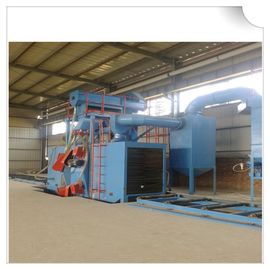 Industrial Steel shot blasting equipment for blasting of H beams , Angles and flat