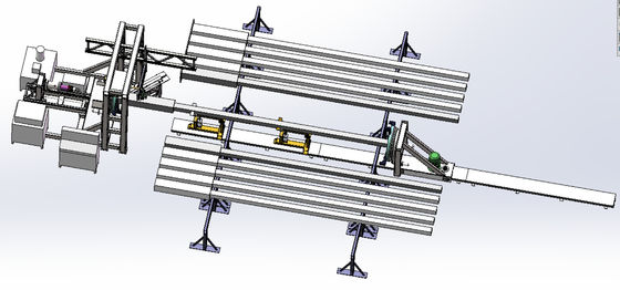 ROBOT BASE PLATE WELDING AND DOOR CUTTING COMBINATION MACHINE